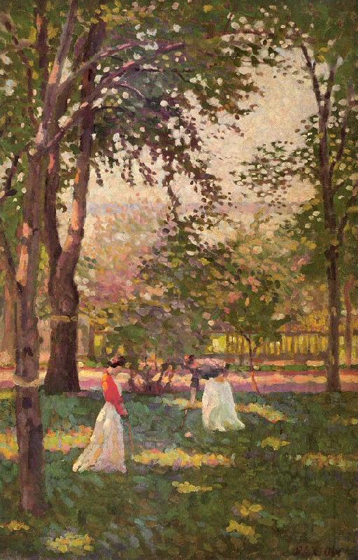 Paxton, William McGregor The Croquet Players Sweden oil painting art